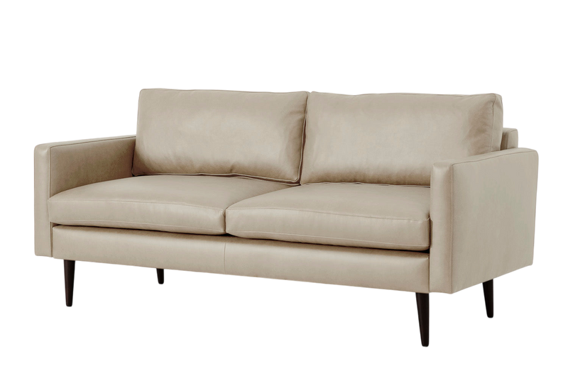 Walter 2-Seater Sofa — Real Leather Oyster