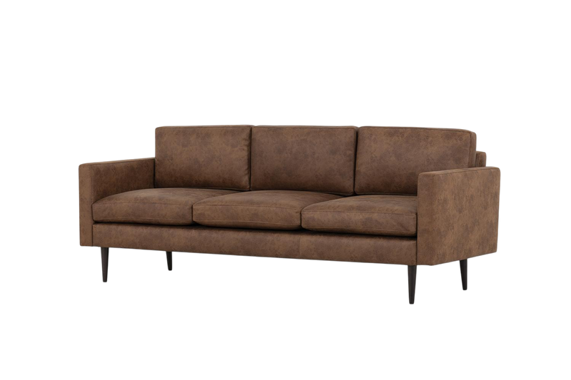 Walter 3-Seater Sofa Fabric Chestnut