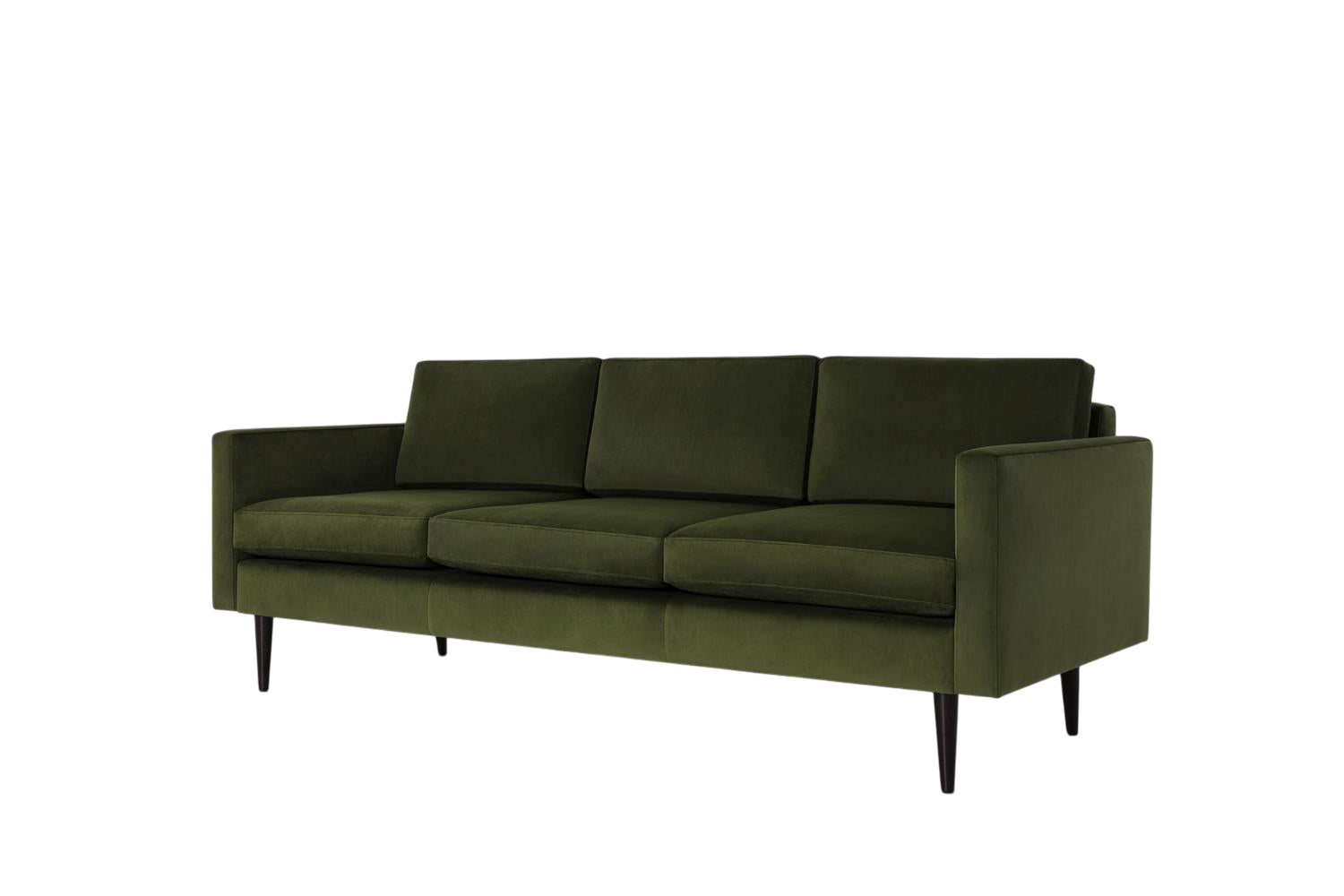 Walter 3-Seater Sofa Velvet Vine