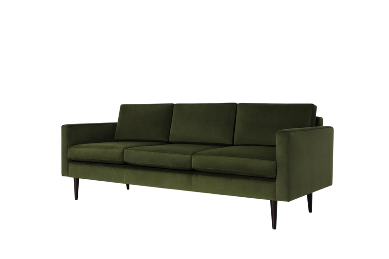 Walter 3-Seater Sofa Velvet Vine