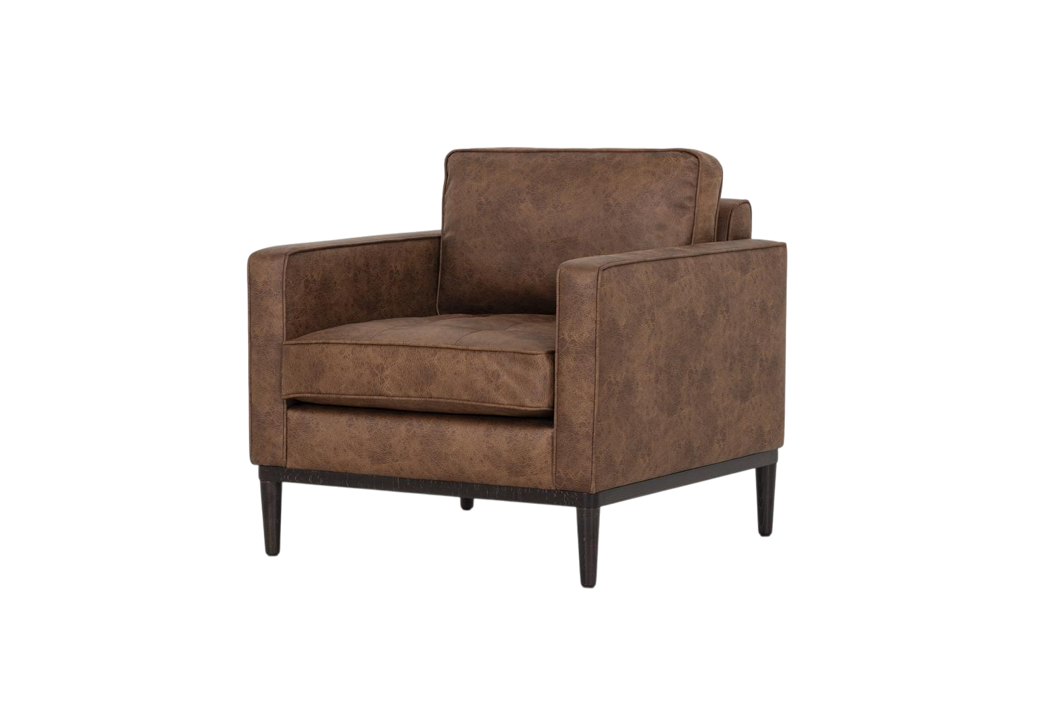 Mies Armchair — Fabric Chestnut