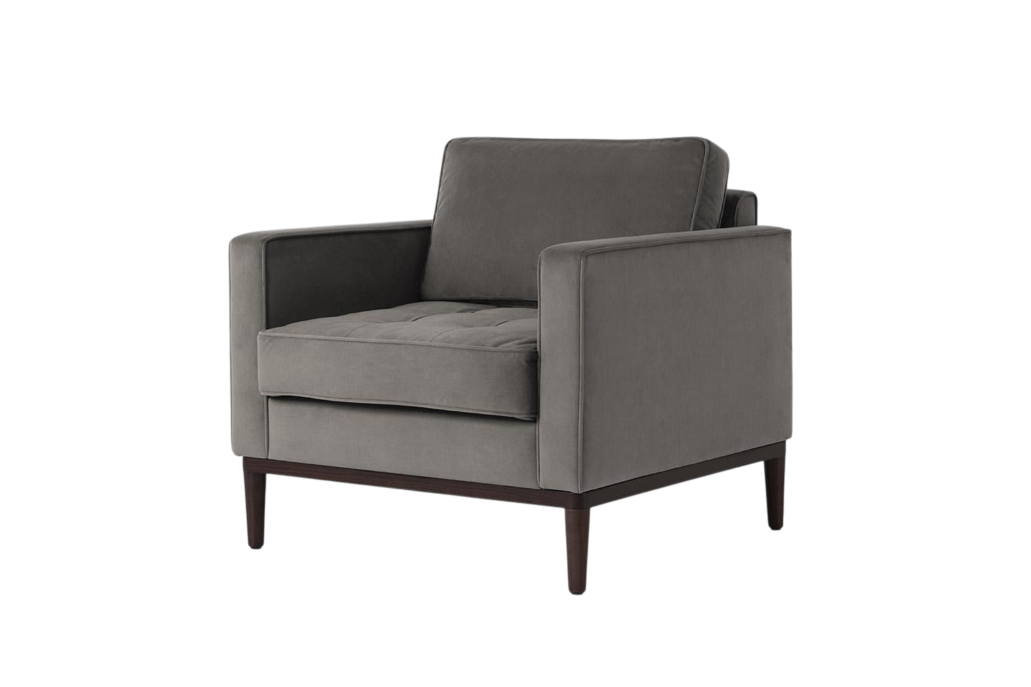 Mies Armchair — Velvet Elephant