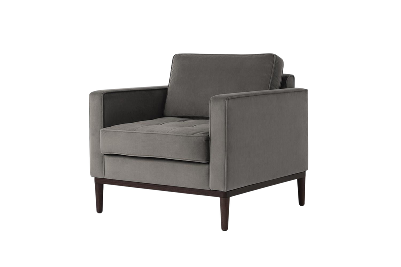 Mies Armchair — Velvet Elephant