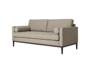 Mies 2-Seater Sofa — Linen Pumice