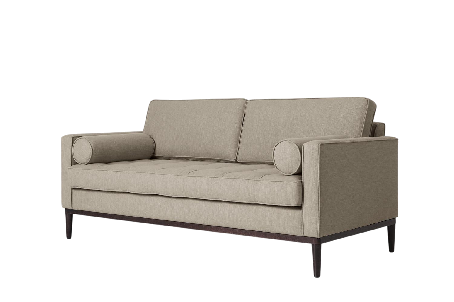 Mies 2-Seater Sofa — Linen Pumice