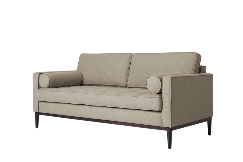 Mies 2-Seater Sofa — Linen Pumice