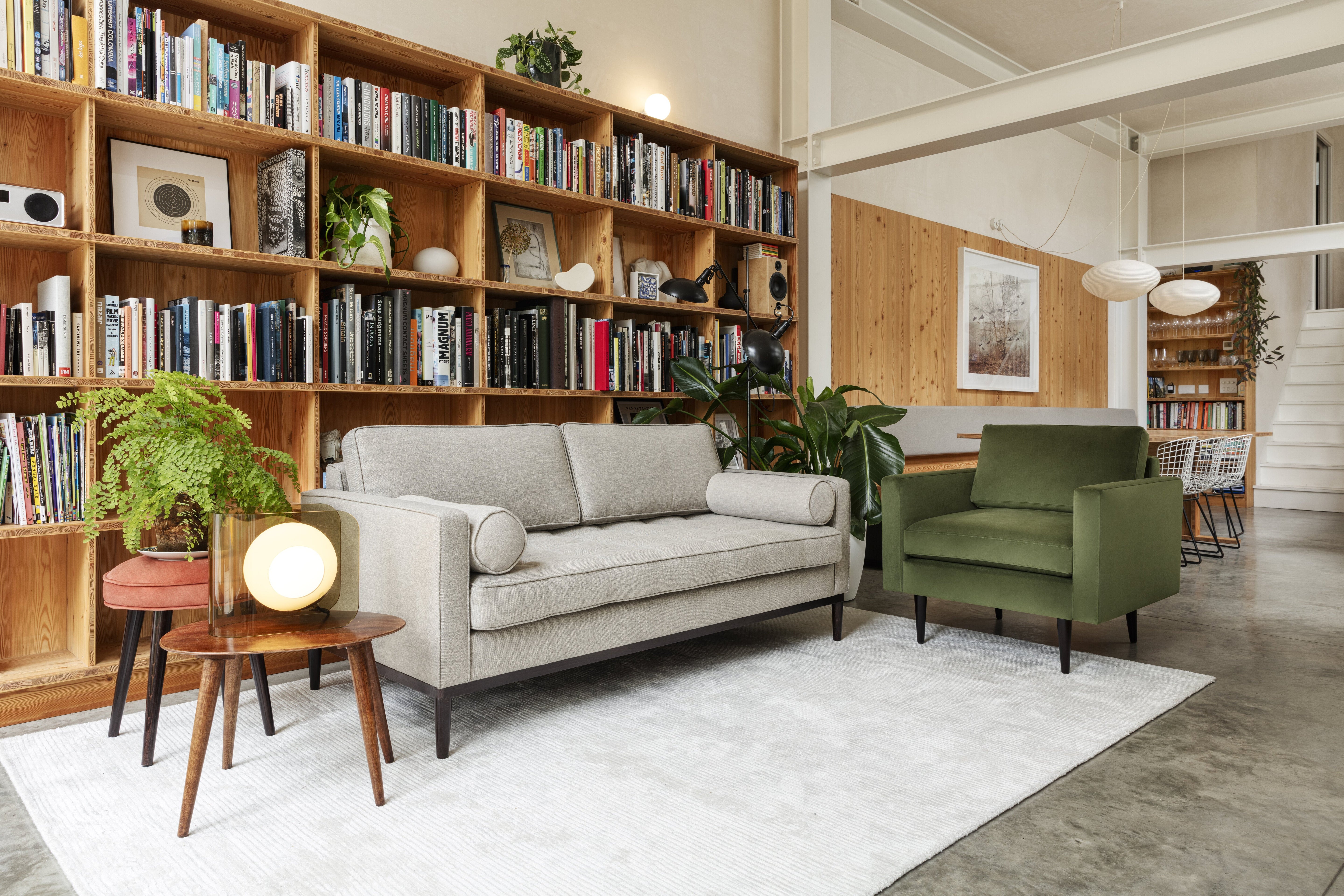 Mies 2-Seater Sofa Linen Pumice lifestyle