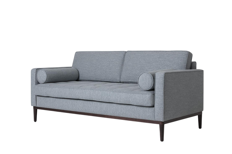 Mies 2-Seater Sofa — Linen Seaglass