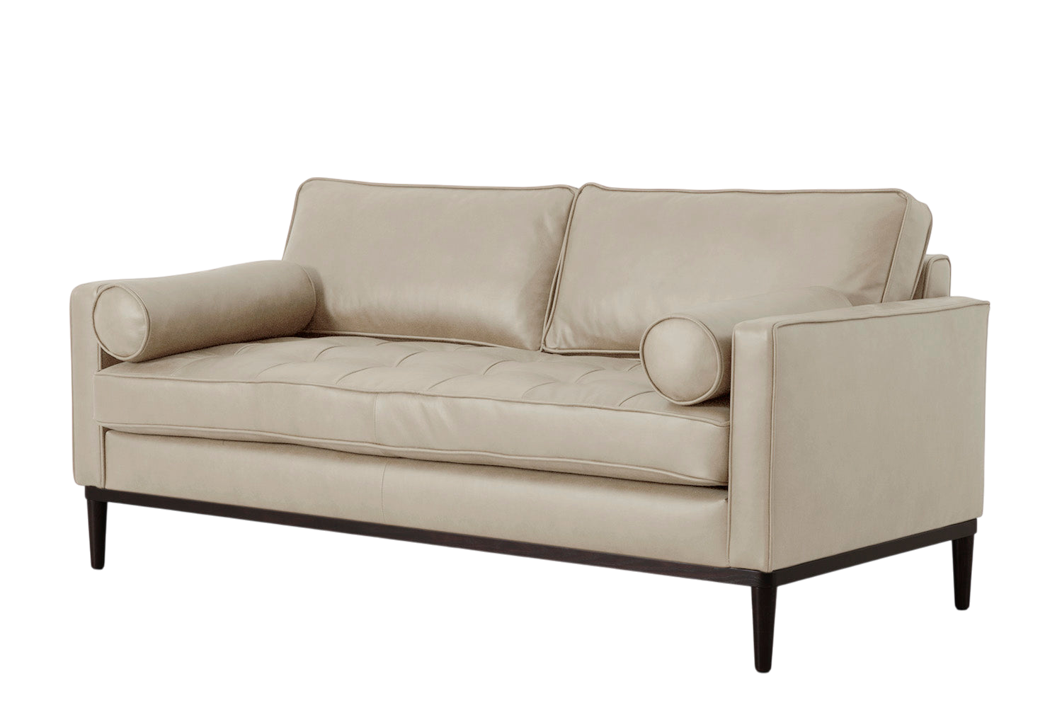 Mies 2-Seater Sofa — Real Leather Oyster