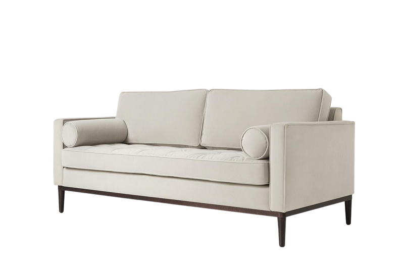 Mies 2-Seater Sofa — Velvet Bone