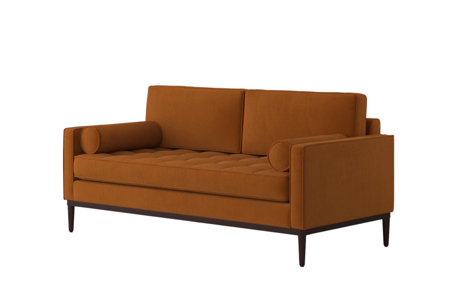 Mies 2-Seater Sofa — Velvet Bronze