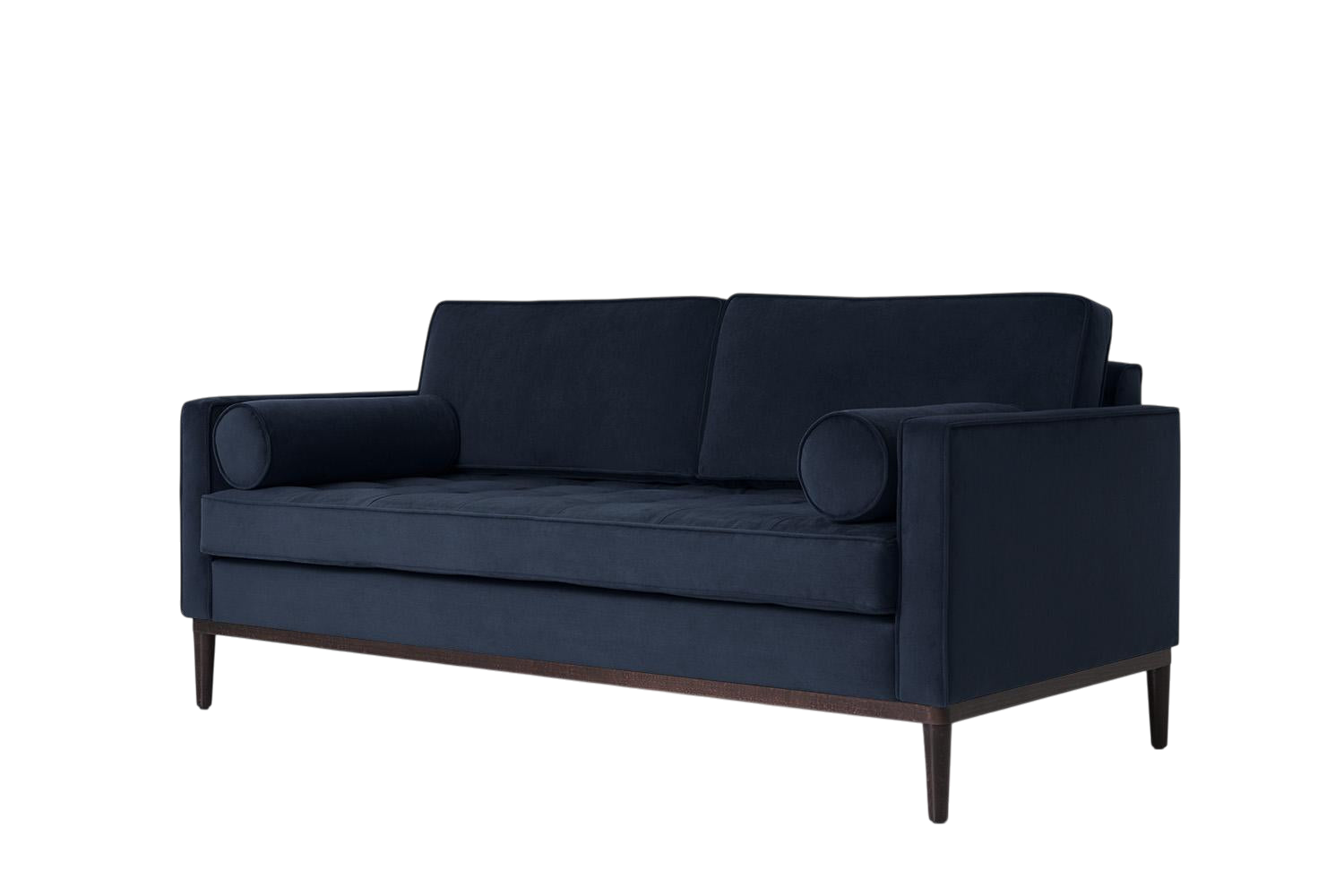 Mies 2-Seater Sofa — Velvet Indigo