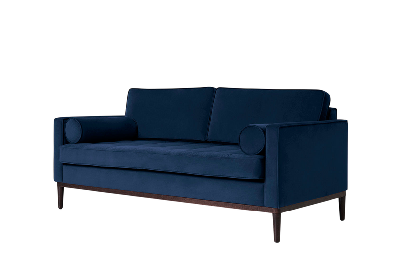 Mies 2-Seater Sofa — Velvet Teal
