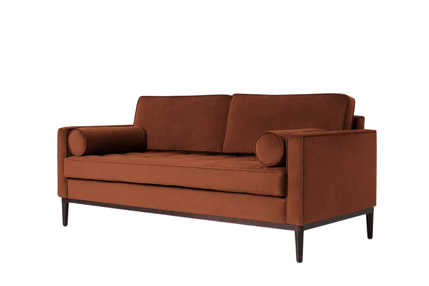 Mies 2-Seater Sofa — Velvet Umber