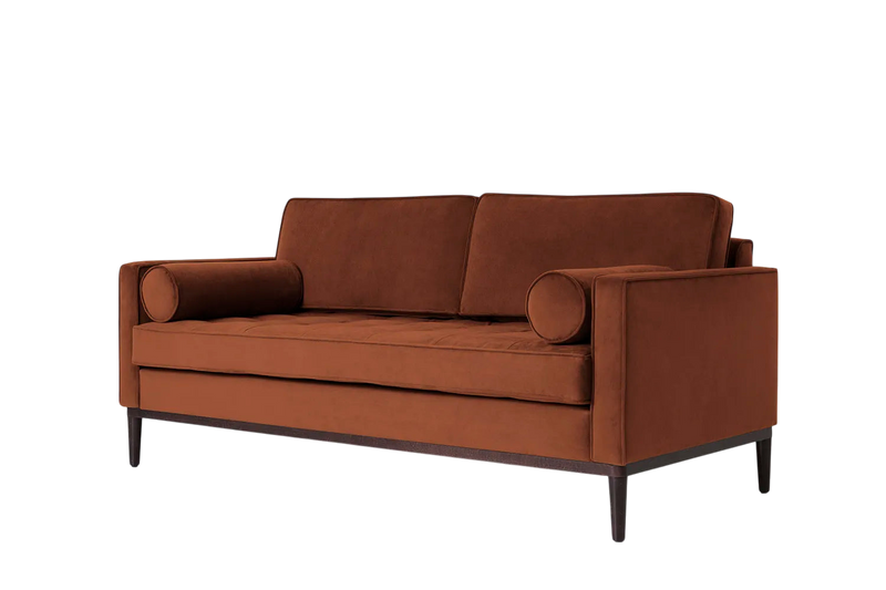 Mies 2-Seater Sofa — Velvet Umber