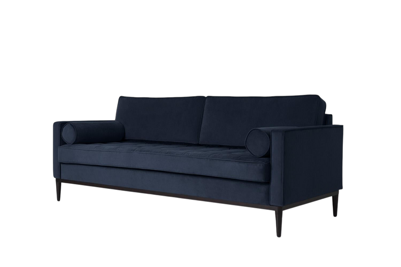 Mies 3-Seater Sofa — Velvet Indigo