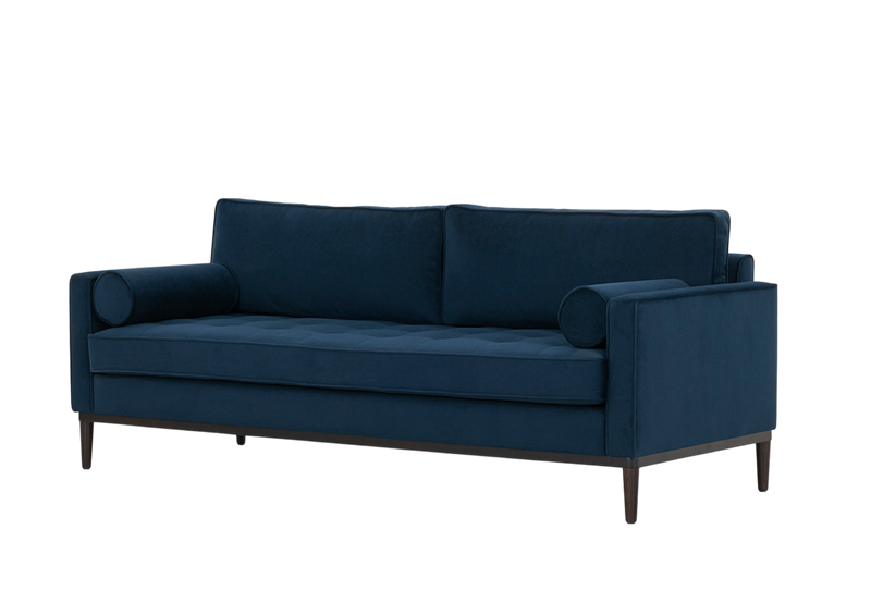 Mies 3-Seater Sofa — Velvet Teal