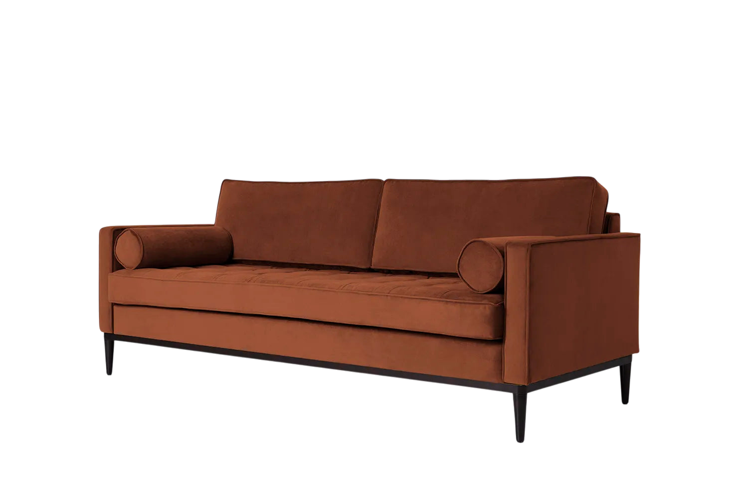 Mies 3-Seater Sofa — Velvet Umber