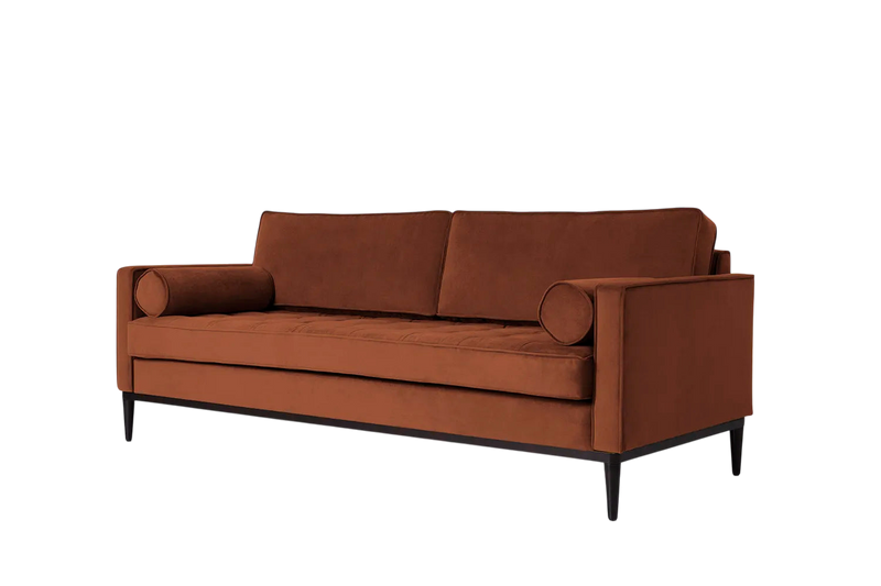 Mies 3-Seater Sofa — Velvet Umber