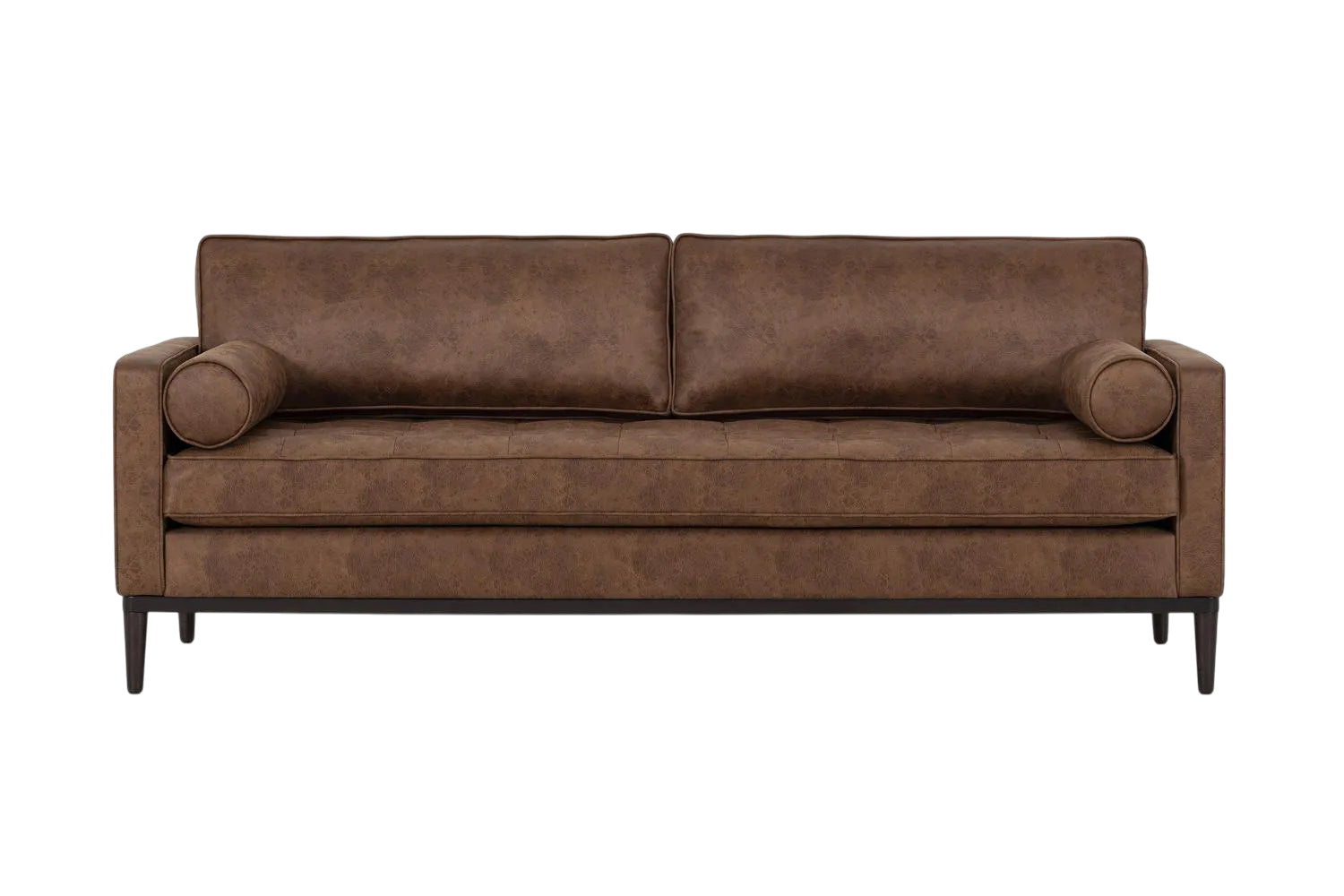 Mies 3-Seater Sofa Bed — Fabric Chestnut