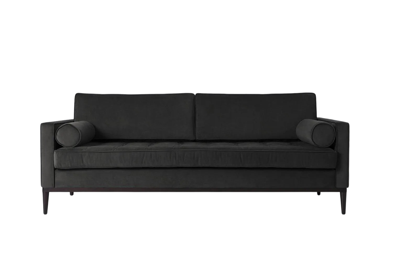 Mies 3-Seater Sofa Bed — Velvet Charcoal