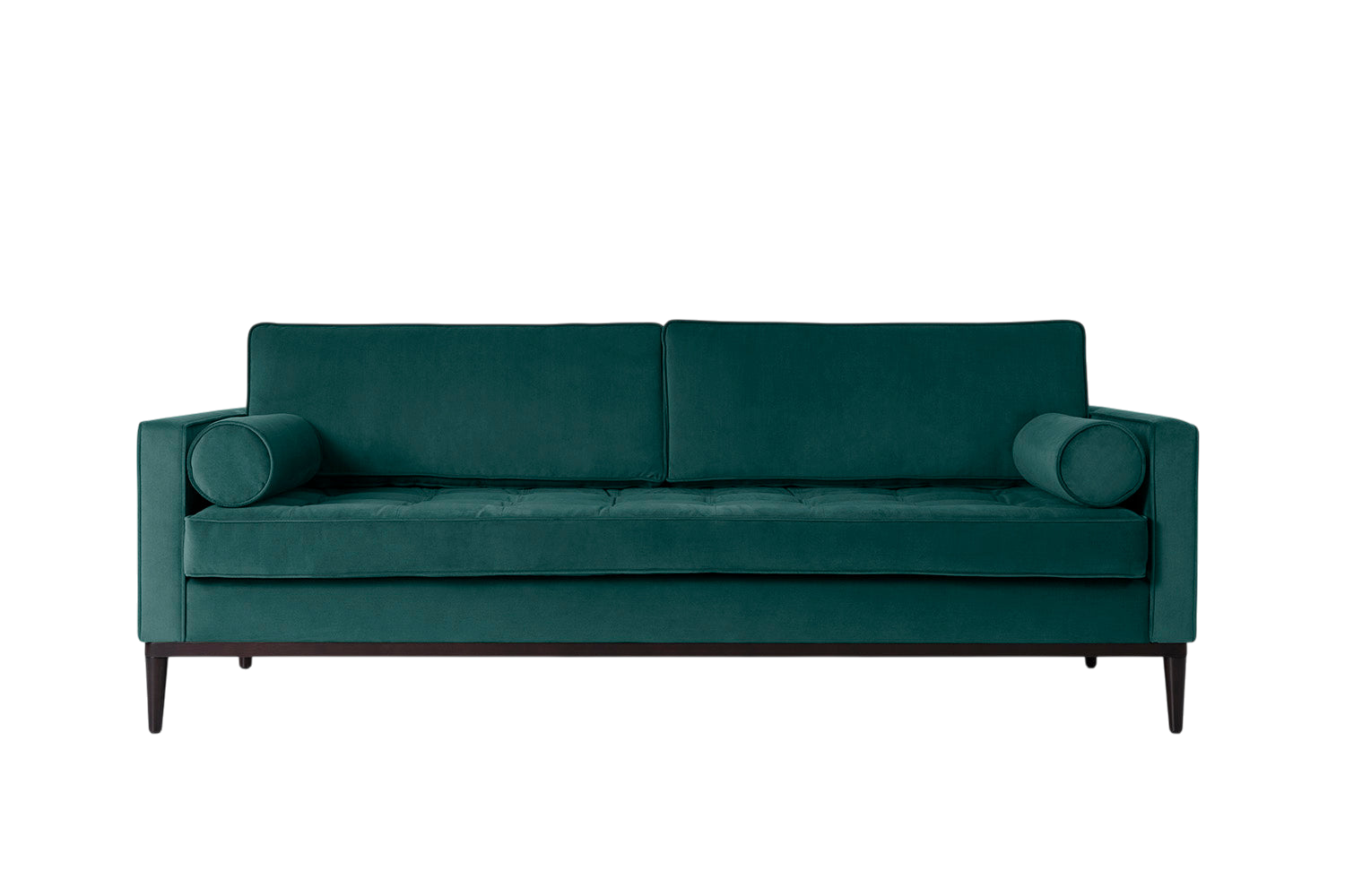 Mies 3-Seater Sofa Bed — Velvet Kingfisher