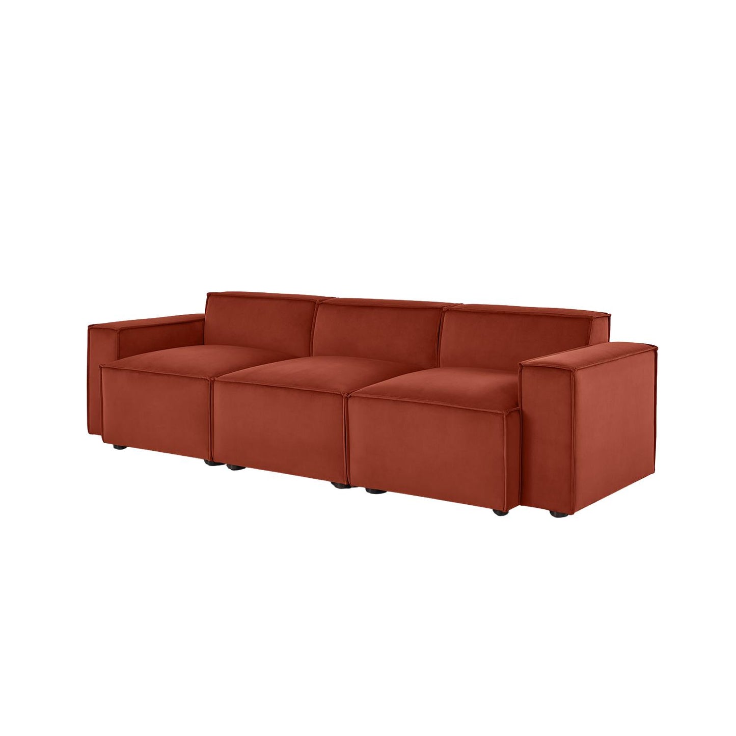 Model 03 3 Seater Sofa Eco Velvet