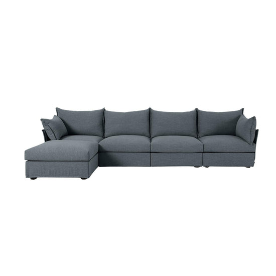 Model 06 4 Seater Chaise Sofa Linen