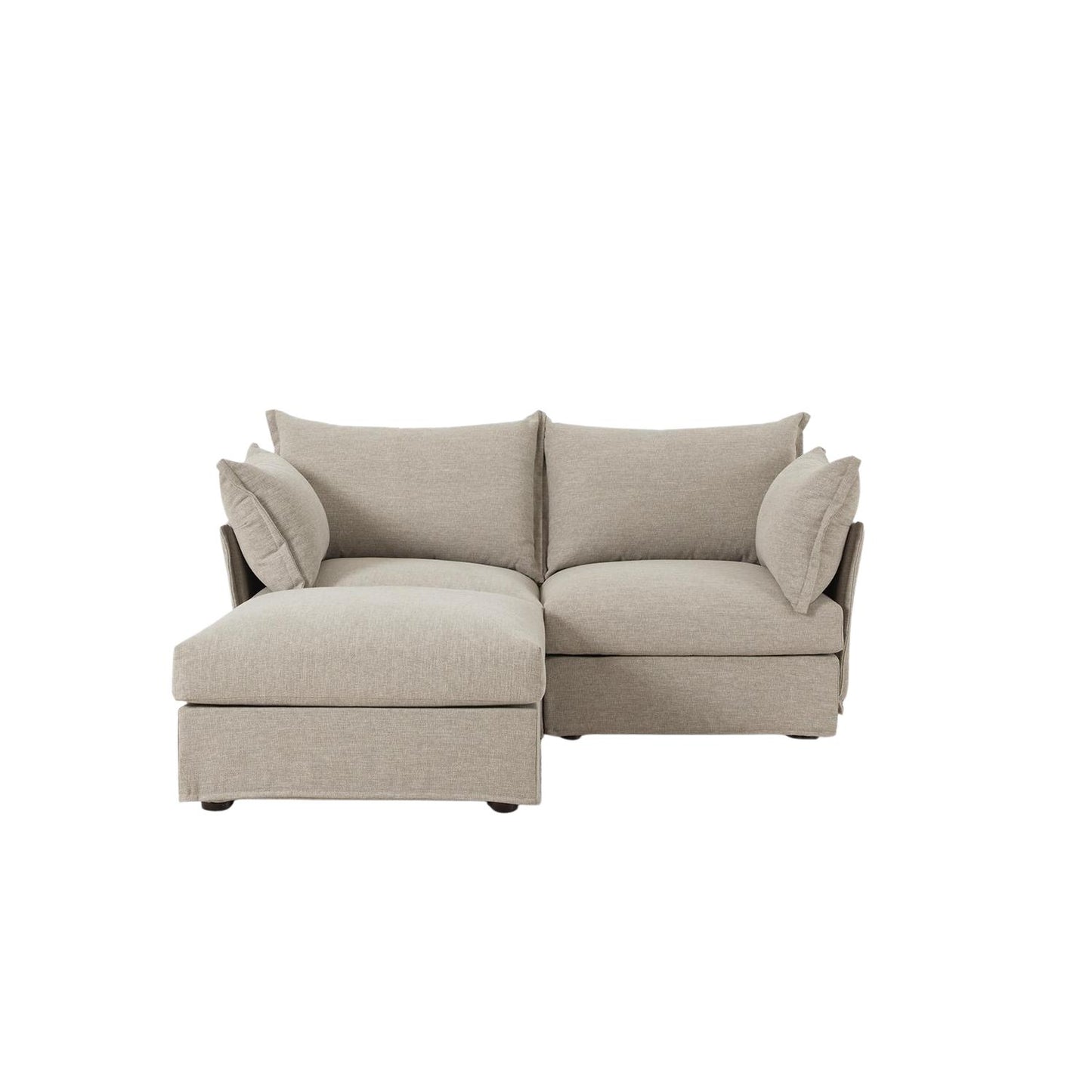 Model 06 2 Seater Chaise Sofa Linen