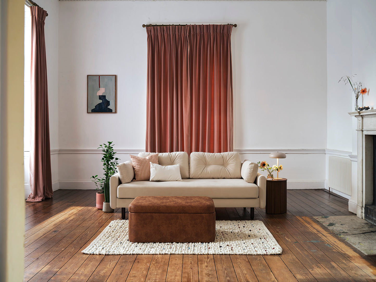 Model 04 3 Seater Sofa Bed Velvet