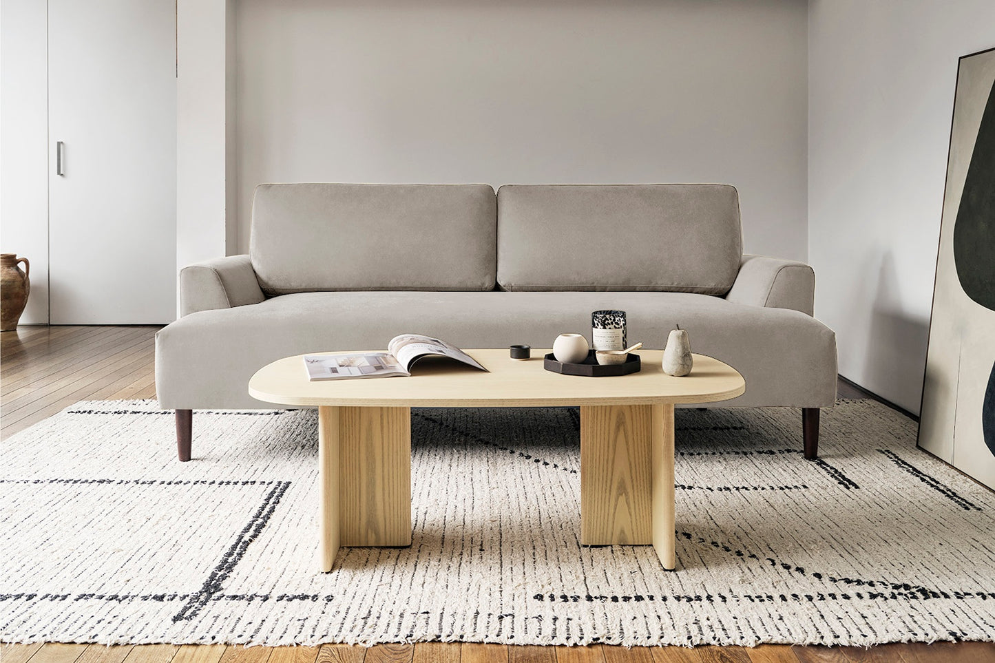 Model 05 3 Seater Sofa Velvet