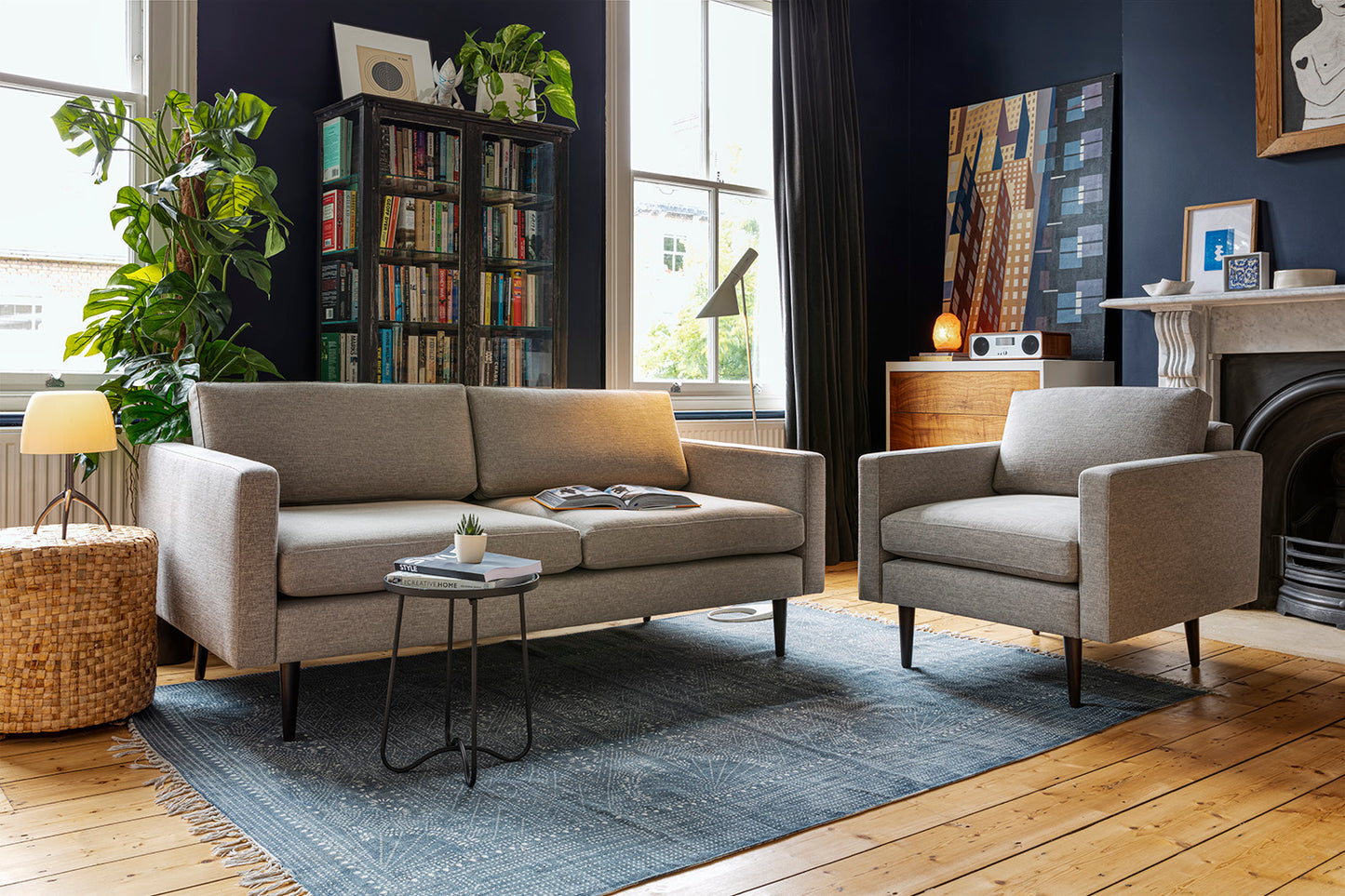Model 01 Armchair Linen