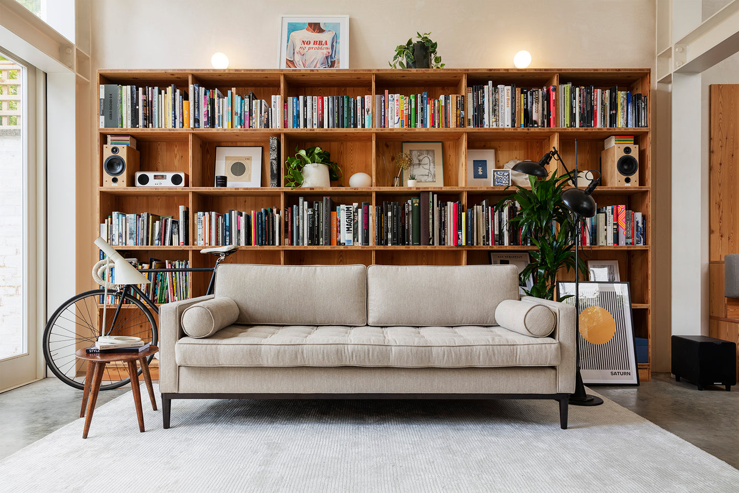 Model 02 3 Seater Sofa Linen