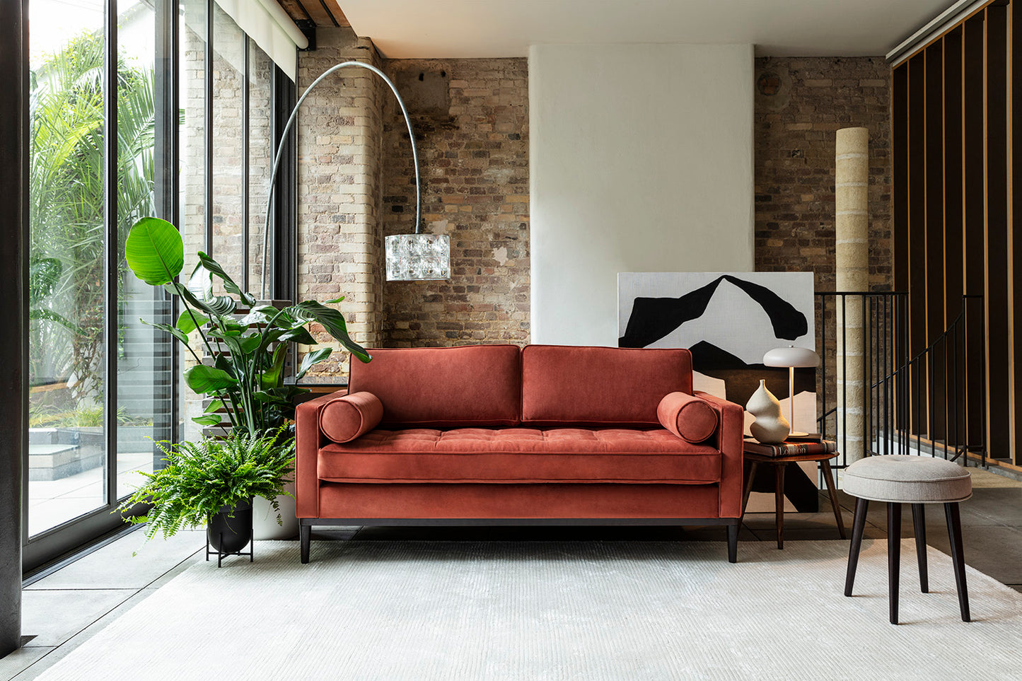 Model 02 2 Seater Sofa Velvet