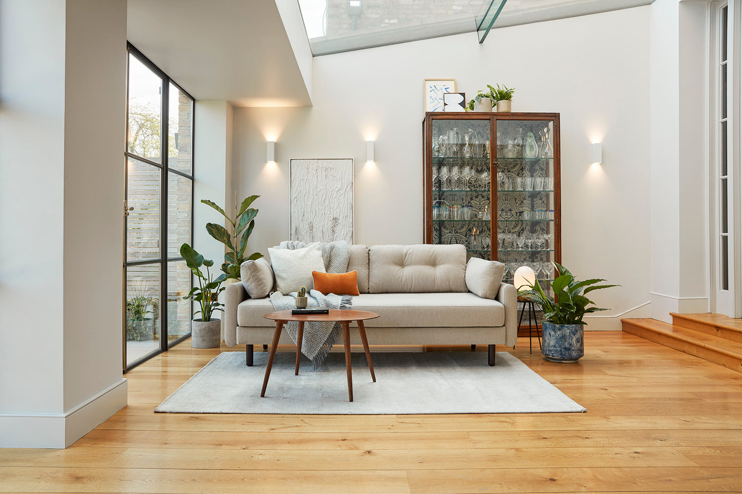 Model 04 3 Seater Sofa Bed Linen