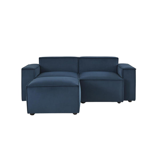 Model 03 2 Seater Chaise Sofa Velvet