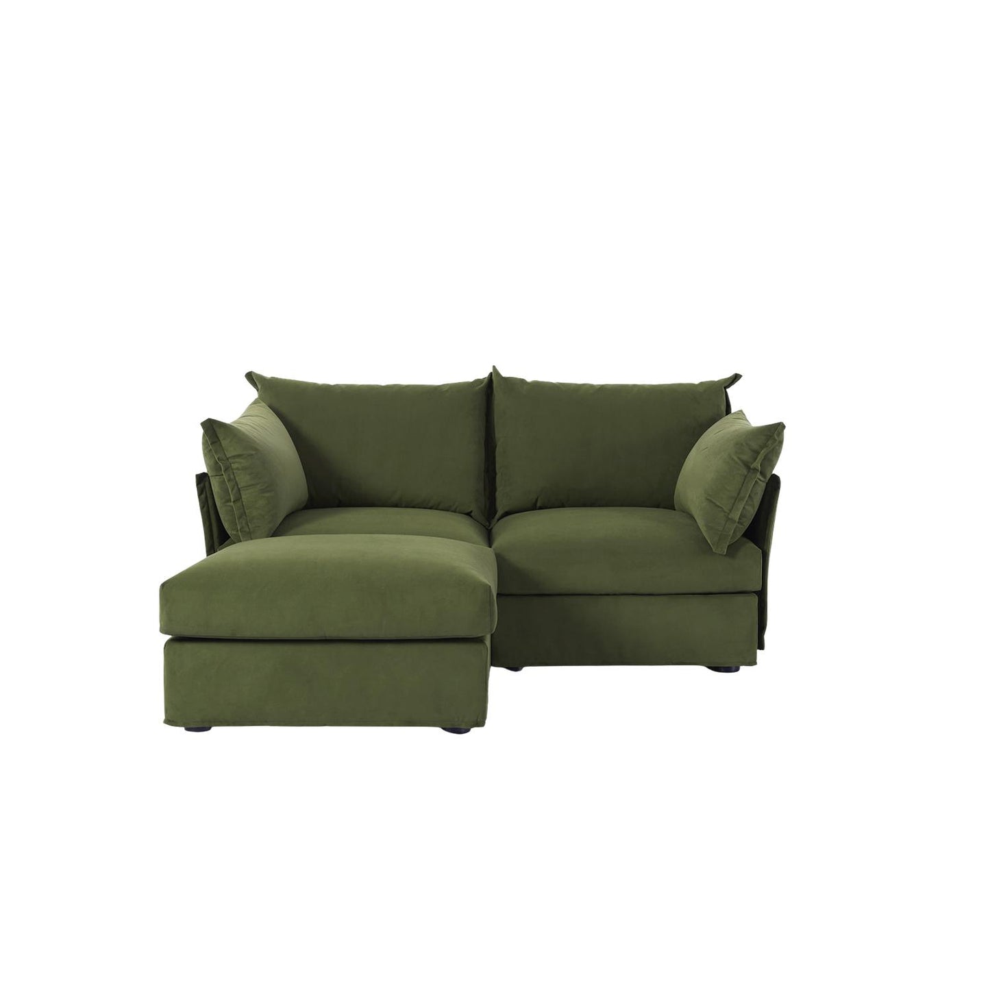 Model 06 2 Seater Chaise Sofa Velvet