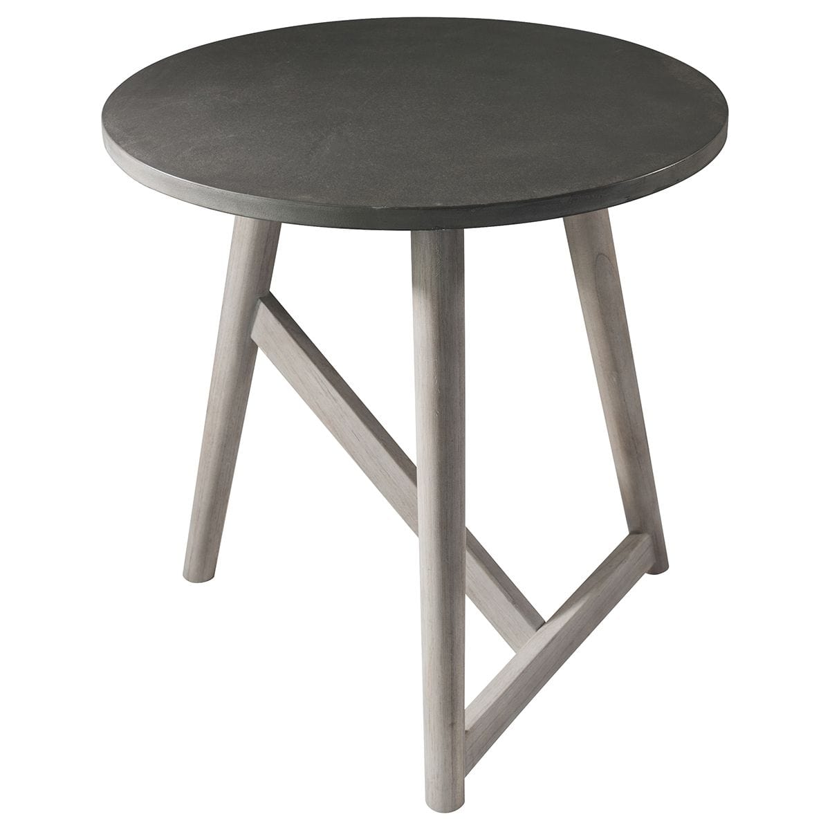 Hamar Round Side Table Grey Gallery Direct Homebound