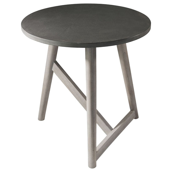 Hamar Round Side Table Grey Gallery Direct Homebound