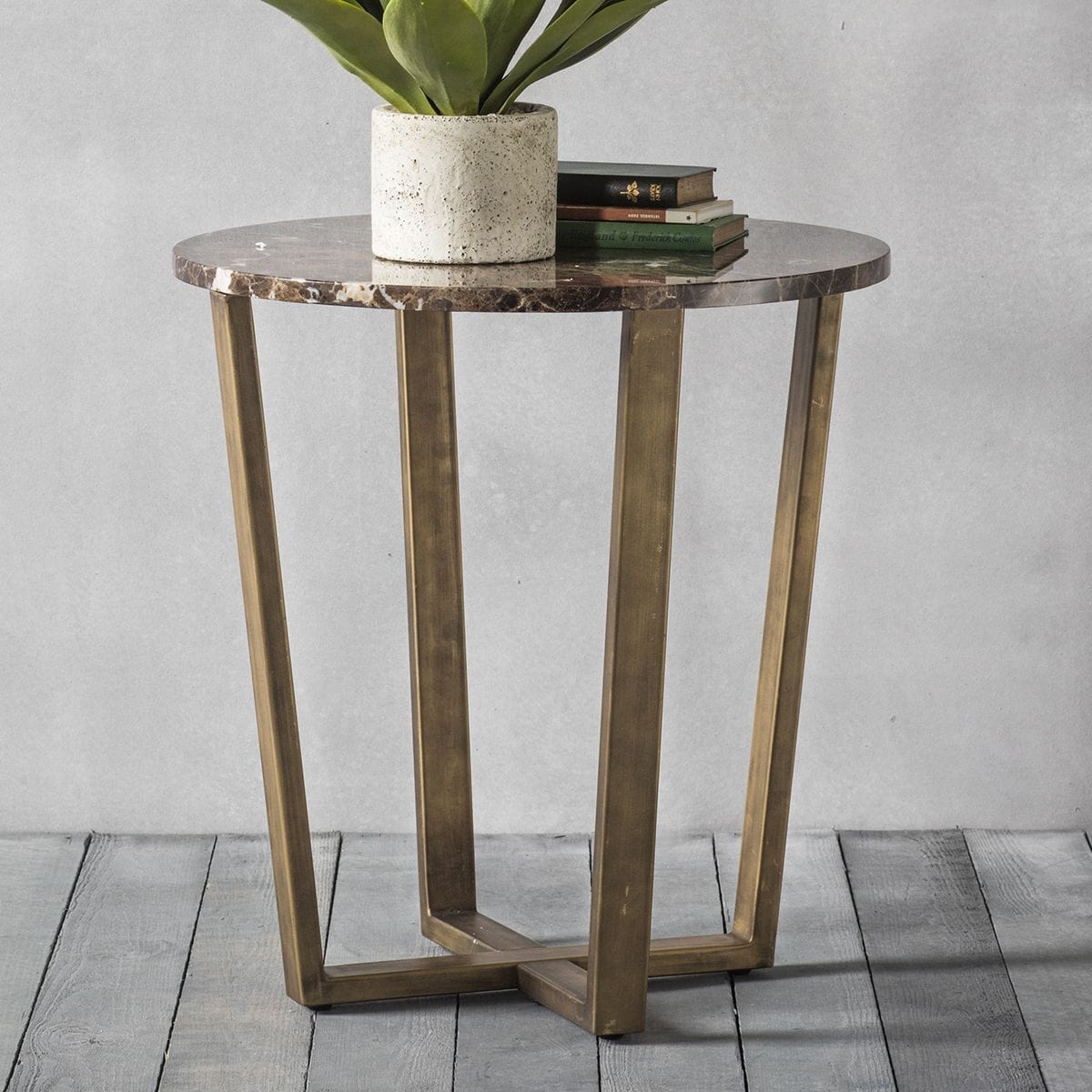 Emperor Round Side Table Marble Gallery Direct Homebound