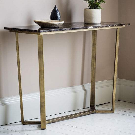 Emperor Console Table Marble Gallery Direct Homebound