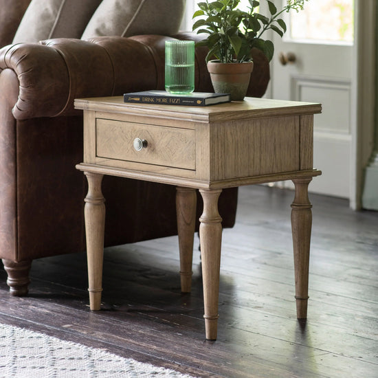 Mustique 1 Drawer Side Table Gallery Direct Homebound