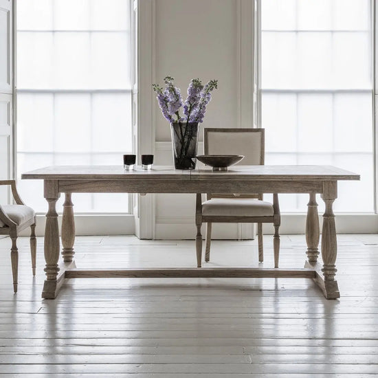 Mustique Rectangle Extending Dining Table Gallery Direct Homebound
