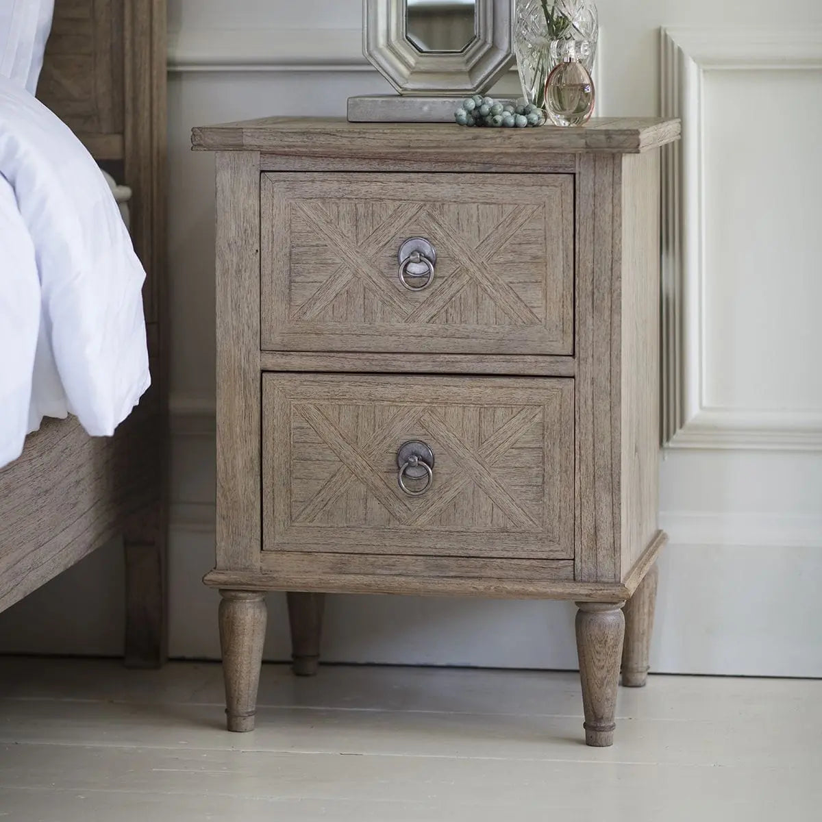 Mustique 2 Drawer Bedside Table Gallery Direct Homebound