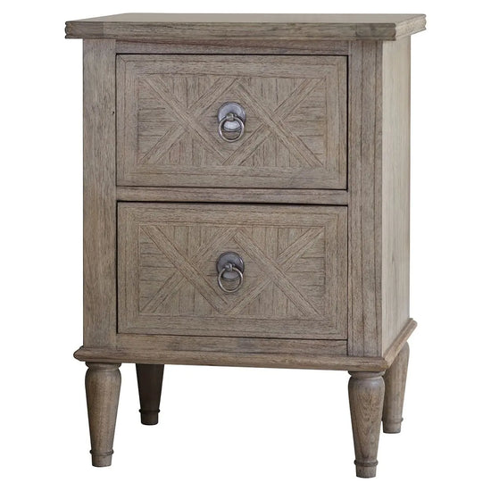 Mustique 2 Drawer Bedside Table Gallery Direct Homebound