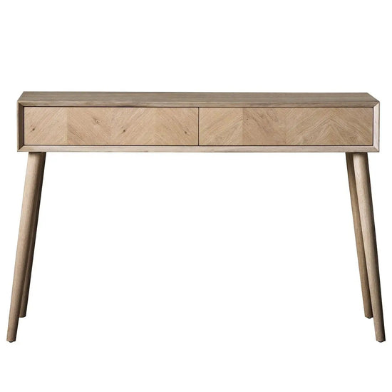 Milano 2 Drawer Console Table Gallery Direct Homebound