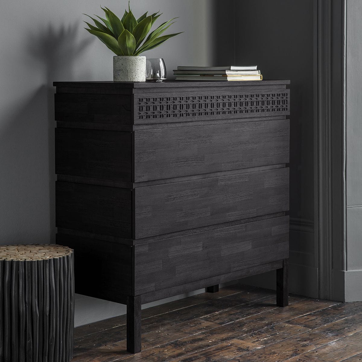 Boho 4 Drawer Chest - Colour Options Gallery Direct Homebound