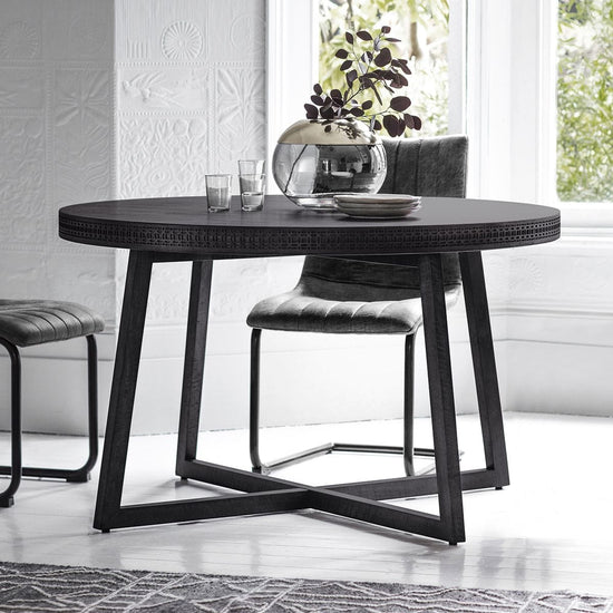 Boho Round Dining Table - Colour Options Gallery Direct Homebound