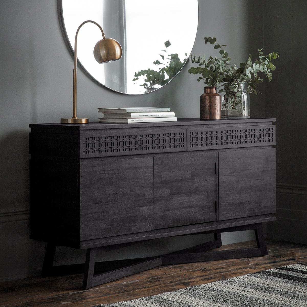 Boho 3Dr/2Drwr Sideboard - Colour Options Gallery Direct Homebound
