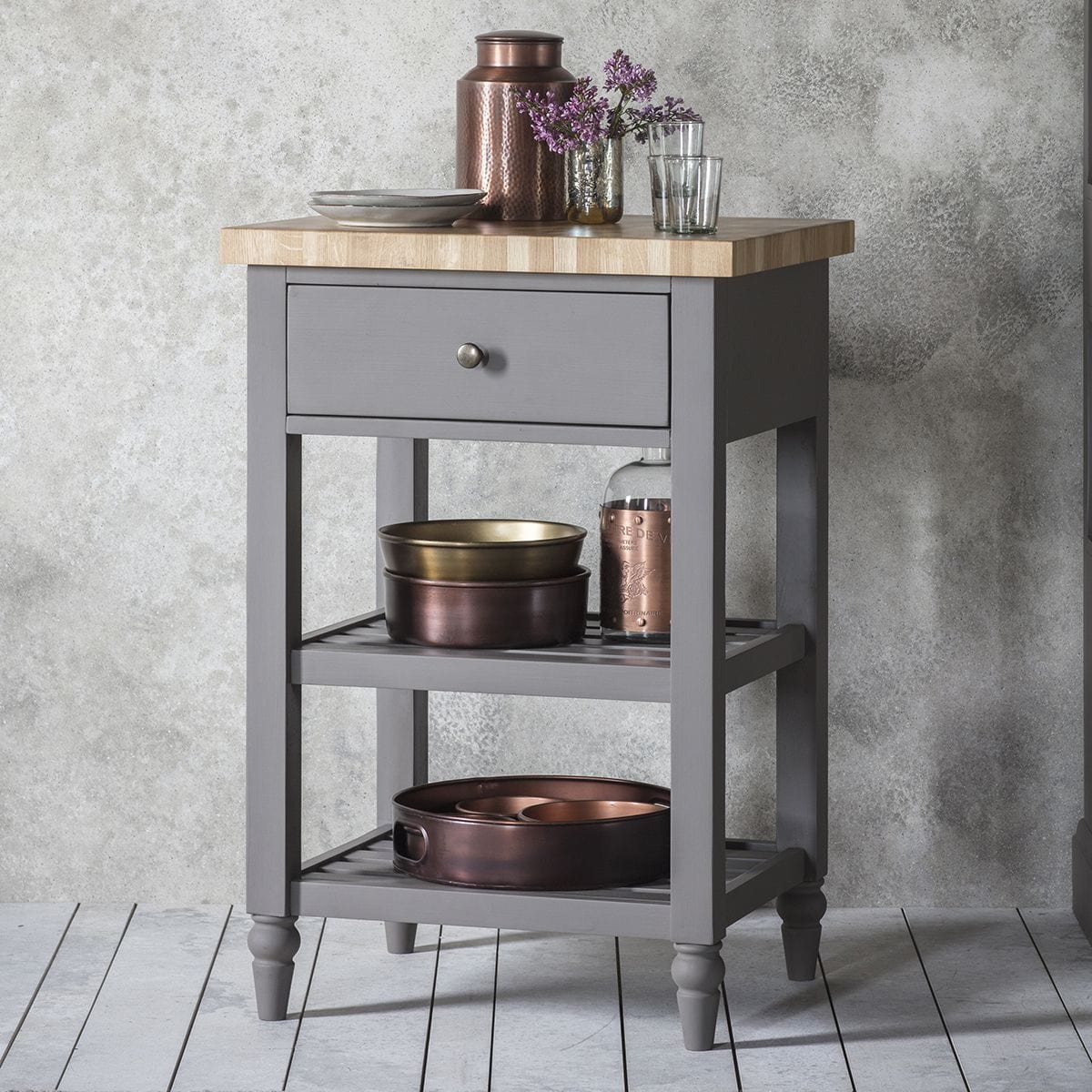 Cookham Butchers Block Grey Gallery Direct Homebound